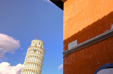 Leaning Tower of Pisa and a street name