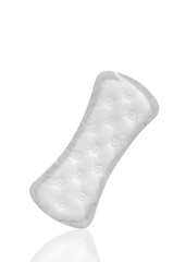 Women's pad. Feminine sanitary pad isolate on white background.