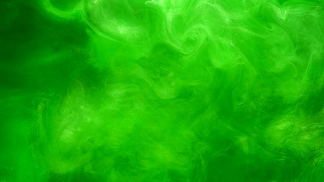 Steam overlay. Toxic venom. Neon green glitter smoke motion.