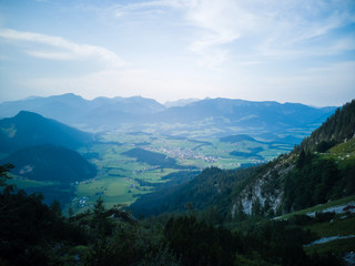 panoramic view of the mountains