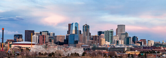 Fototapeta na wymiar Denver Skyline
