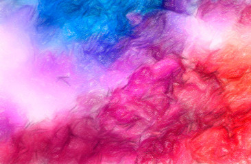 Oil pastel drawing. Abstract color background. Fine art print. Impressionism style abstraction. Modern surrealism painting. Good as wall decor poster. Stock. Surreal design. Handmade texture template.