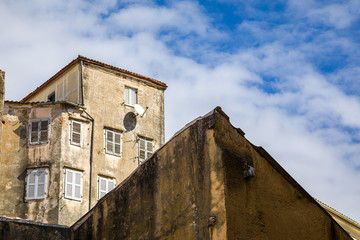 Fototapeta premium In the streets of Kerkira, the capital of Corfu