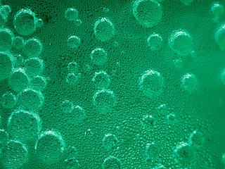 Bubbles in a Lemon Lime Soda 