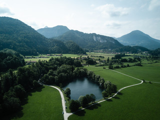 lake in the mountains kiefersfelden
