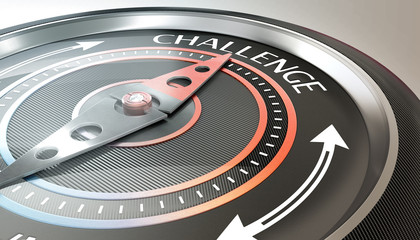 compass needle pointing challenge word