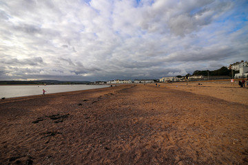 Exmouth Beach in Devon