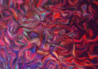 Psychedelic visual art abstract design pattern background, good for decorate banner, flyer, textile and fabric, canvas and paper print, craft hand drawn texture template, surreal form in bright colors