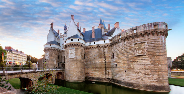 France - Nanste, Castle of the Dukes of Brittany or Chateau des ducs de Bretagne