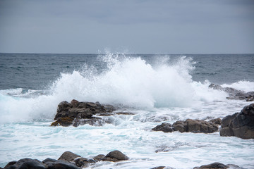 waves in the atlantic ocean