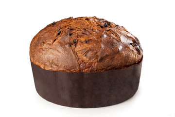 Panettone-  Italian type of sweet bread loaf originally from Milan usually prepared and enjoyed for...