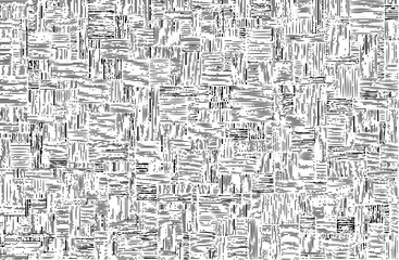 Uneven black and white texture vector. Distressed overlay texture. Grunge background. Abstract textured effect. Vector Illustration. Black isolated on white background. EPS10.