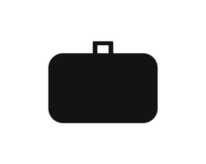 Simple icon vector, with suitcase shape