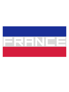 heimat blau weiß rot stolz france wappen emblem flagge frankreich französisch fußball trikot team crew land patriot herkunft liebe rechteck eckig cool design