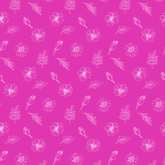 seamless floral pattern with flowers