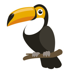 Illustration of a toucan bird