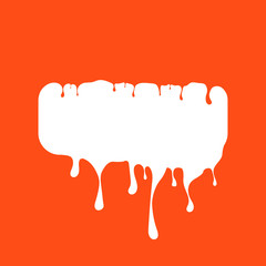 Vector dripping paint.Paint drips background.Paint dripping. abstract blob.Background.Set.