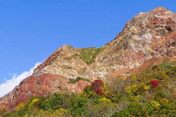 Mt.Showa-shinzan at Lake Toya National Park in Hokkaido, Japan