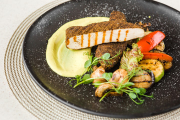 beautiful restaurant dish