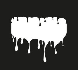 Vector dripping paint.Paint drips background.Paint dripping. abstract blob.Background.Set.