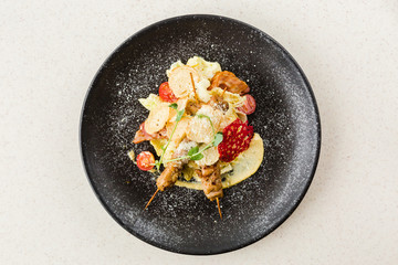 beautiful restaurant dish