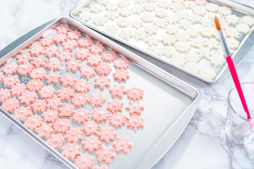 Chocolate snowflakes