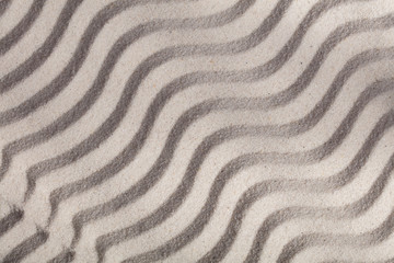 Fototapeta na wymiar Sand texture. Sandy relief with dunes