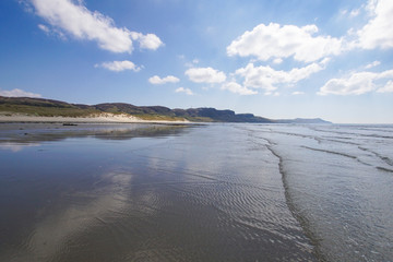 Machir Bay on the Isle of Islay on a sunny day