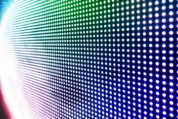 Obraz premium Abstract background of close up LED wall