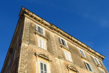 facade of an old building