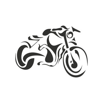 motorbike icon vector symbol sign