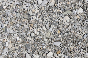 small rounded gray stones background without people