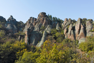 Landscape of Rock Formation Belogradchik Rocks, Bulgaria