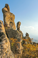Landscape of Rock Formation Belogradchik Rocks, Bulgaria
