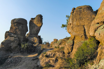 Landscape of Rock Formation Belogradchik Rocks, Bulgaria