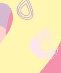 Fototapeta na wymiar modern cute interesting bright abstract background pattern