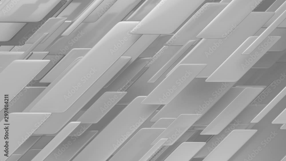 Wall mural this motion graphics clip features a clean, white and gray background of abstract diagonal lines mov