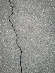 Obraz premium texture of asphalt with crack