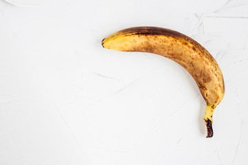 darkened banana