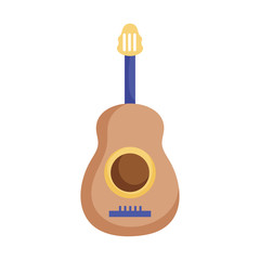 musical guitar instrument icon white background