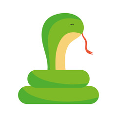 Fototapeta premium cobra snake danger animal icon