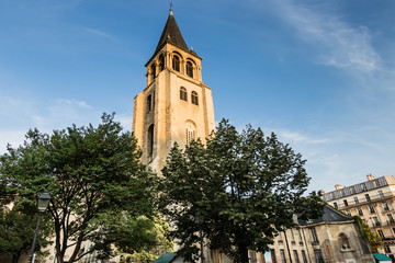 Fototapeta na wymiar Church Saint-Germain-des-Prés, Paris