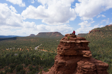 red rocks and sky