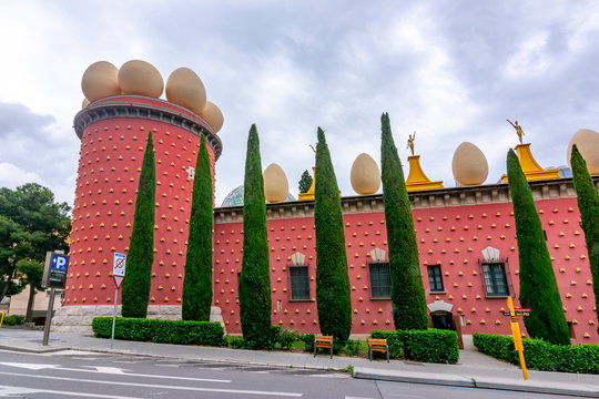 Figueras, Spain - June 2018: Dali Theatre and Museum