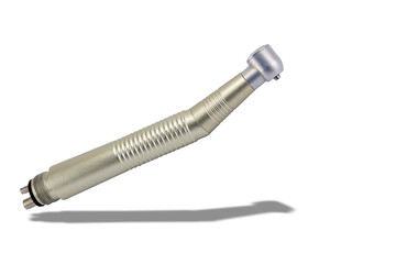 dental turbine tip, handpiece isolated on white background