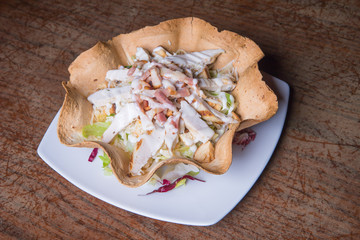 pizza with mushrooms and cheese