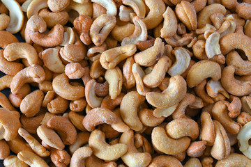Cashew Nuts Close Up