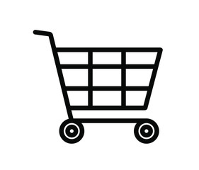 Fototapeta na wymiar Shopping Cart Icon. Trolley icon. Vector illustration.