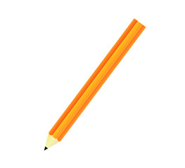 pencil isolated on white background