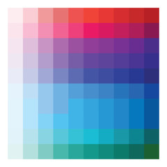 colour set palette vector illustration